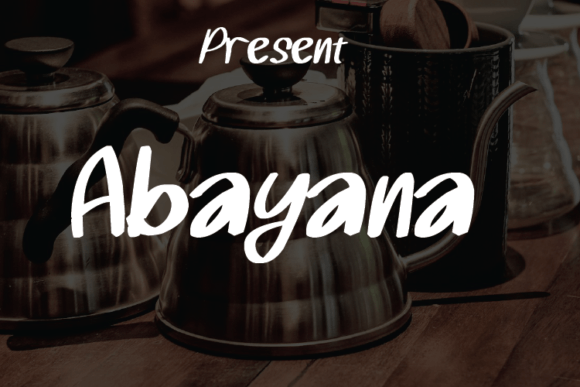Abayana: A Modern Script Font for Handmade Creations