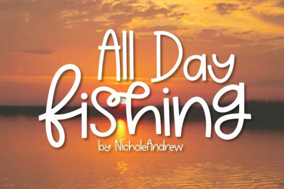 All Day Fishing Font for Business Branding