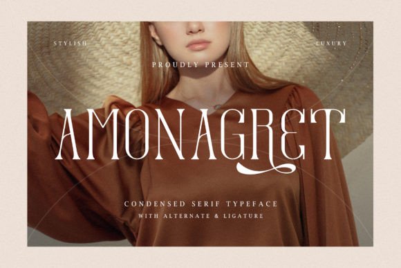 Amonagret Serif Font for Web Design Projects