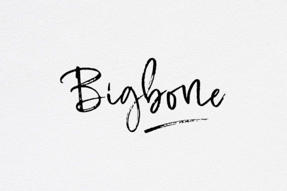 Bigbone: A Handwritten Font for Modern Web Design