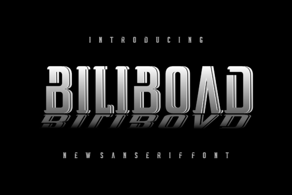 Biliboad: A Bold Slab Serif Font for Web Design