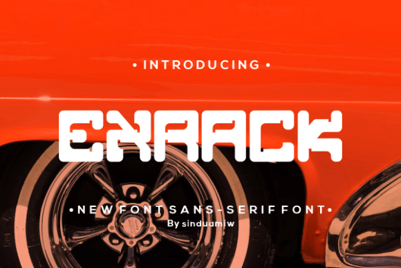 Exrack: A Bold Slab Serif Font for Modern Editorial Design