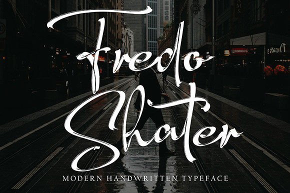 Fredo Shater: A Modern Handwritten Font for Web Design