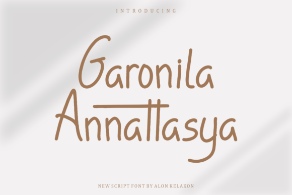 Garonila Annattasya Font for Editorial Design