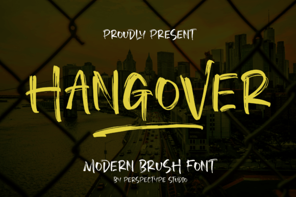 Hangover Font for Web Design and Branding