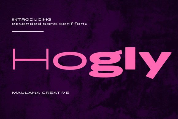 Hogly: A Modern Sans Serif Font for Editorial Creativity