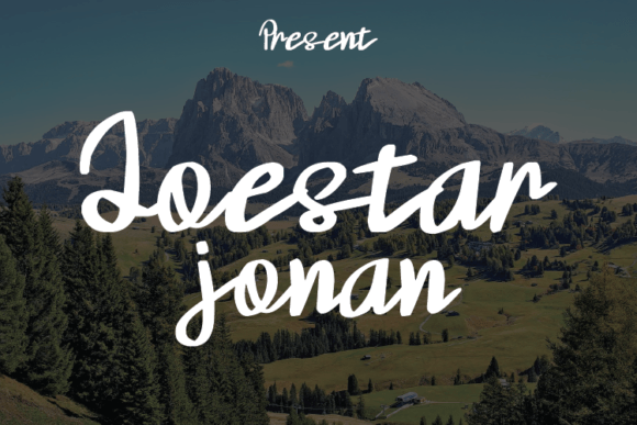 Joestar Jonan: A Modern Script Font for Digital Branding