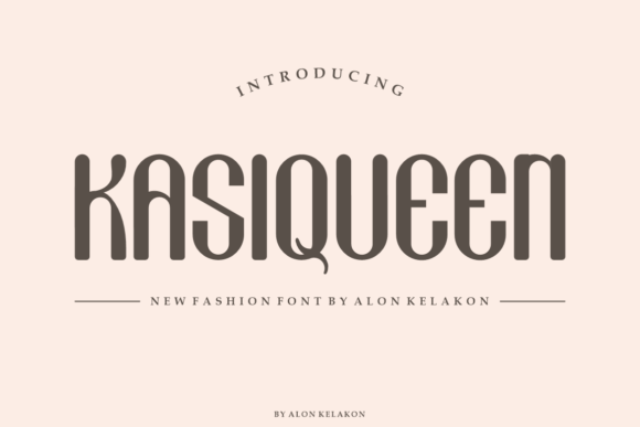 Kasiqueen: A Modern Sans Serif for Bold Branding