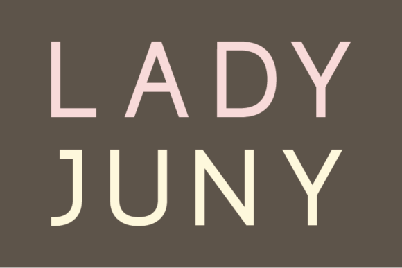 Lady Juny: A Modern Sans Serif for Digital Campaigns