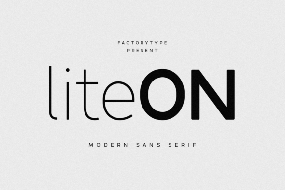 Liteon: A Modern Sans Serif Font for Professional Branding