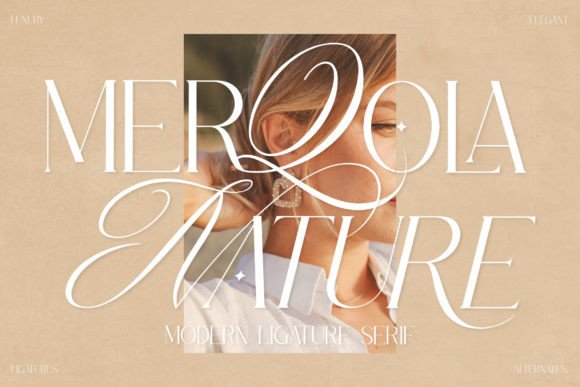 Merqola Nature: A Modern Serif Font for Creative Branding