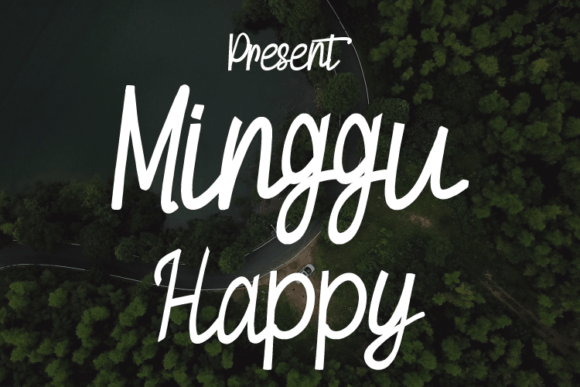 Minggu Happy: A Handwritten Font for Craft Creations