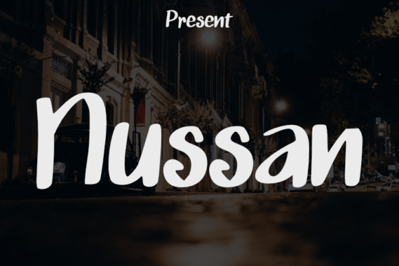 Nussan Script Font for Modern Web Design