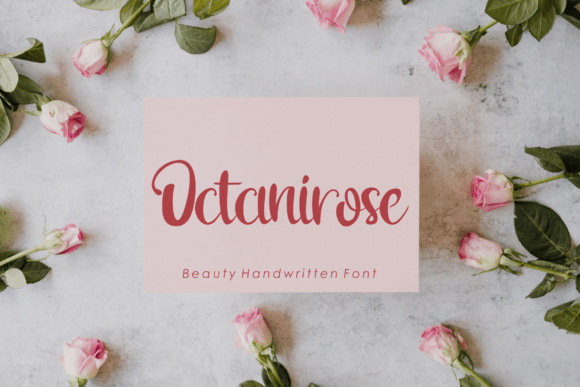 Octanirose: A Script Font for Elegance and Versatility