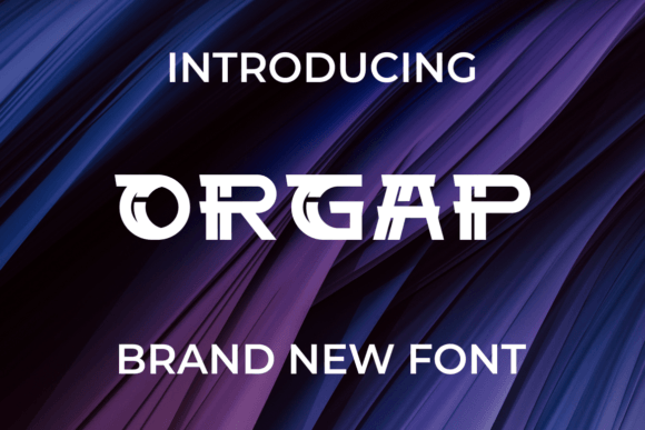 Orgap: A Modern Sans Serif Font for Editorial Design