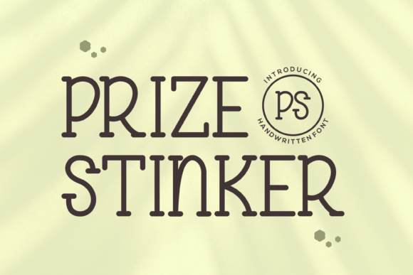 Prizestinker: A Modern Serif Font for Editorial Design