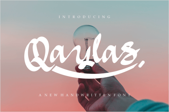 Qaylas: A Handwritten Font That Elevates Web Design