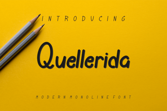 Quellerida: A Bold Sans Serif Font for Digital Branding