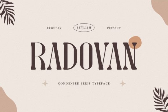 Radovan Serif Font for Modern Web Design