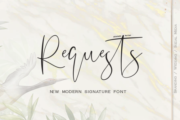 Requests Font for Web Design Projects