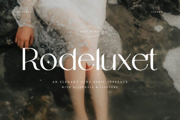 Rodeluxet Sans Serif Font for Handmade Creations