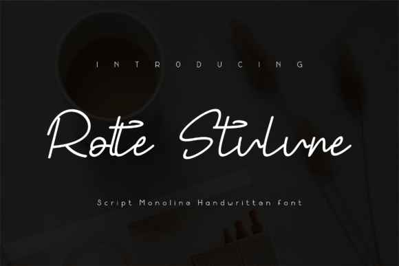 Rotte Stulune: A Stylish Script Font for Editorial Design