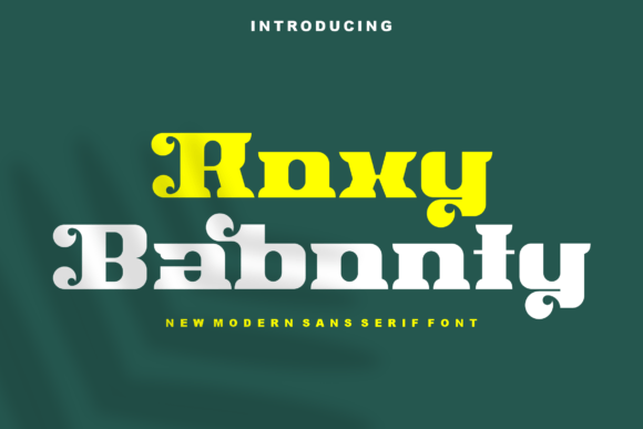 Roxy Babonty: A Serif Font for Bold Branding and Editorial Design