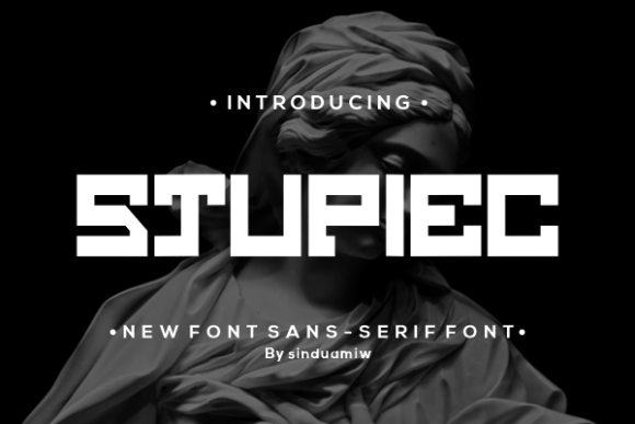 Stupiec: A Bold Slab Serif Font for Impactful Branding