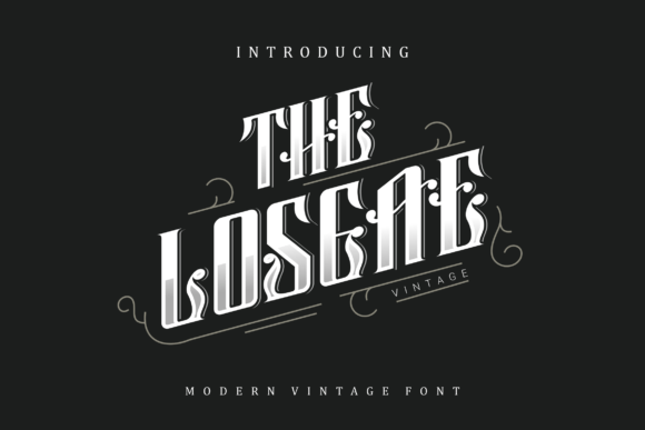 The Losgae: A Bold Blackletter Font for Digital Branding