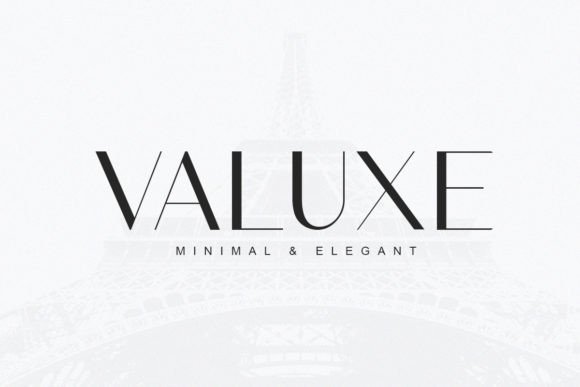Valuxe: A Modern Sans Serif for Thoughtful Typography
