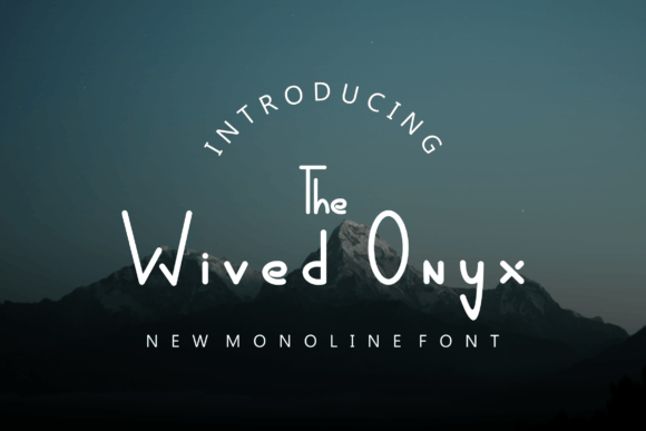 Wived Onyx: A Modern Sans Serif Font for Thoughtful Design
